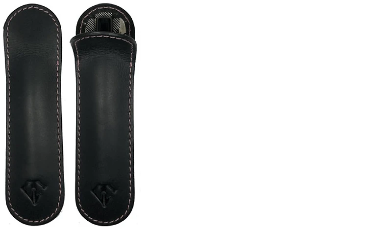 Étui Dee Charles, série Single Pen Case Noir (Midnight Pink)