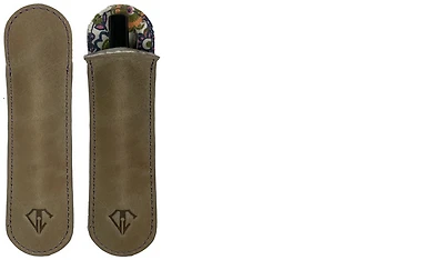 Dee Charles Pouch, Single Pen Case series Beige (Desert Purple)