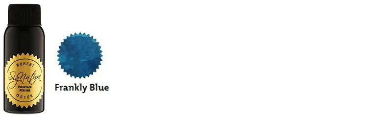 Bouteille d'encre Robert Oster, série Blues & Teals (Frankly Blue) 50ml