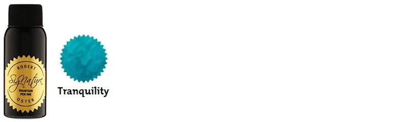 Robert Oster Ink bottle, Blues & Teals series (Tranquility) 50ml