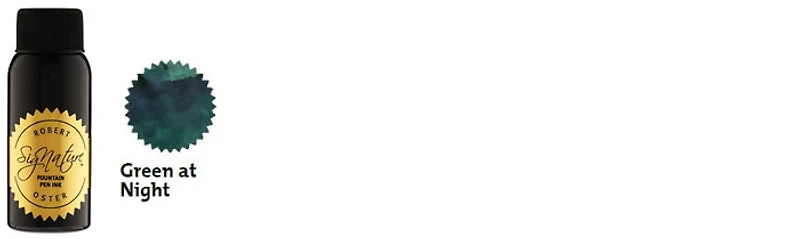 Bouteille d'encre Robert Oster, série Greens (Green at Night) 50ml