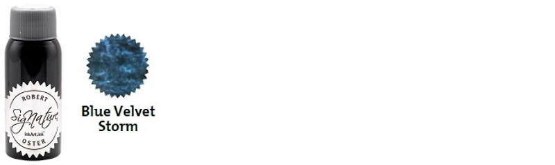Bouteille d'encre Robert Oster, série Shake'N'Shimmy (Blue Velvet Storm) 50ml