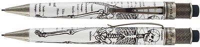 Retro 51 Mechanical pencil, Tornado Dr Gray series Black & White (1.15mm)
