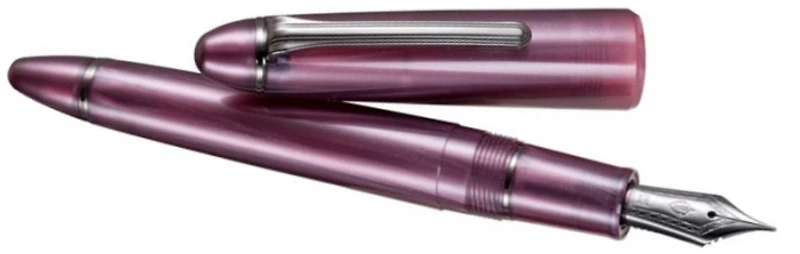 Stylo plume Sailor, série 1911 Large Ringless Metallic Simplement Rouge (Pointe 21kt)