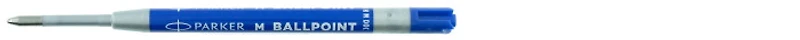 Recharge stylo Parker, série Recharge & encre Encre bleue - Recharge plastique   