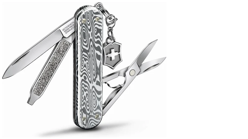 Couteau Victorinox, série Classic SD Brilliant Collection Damast