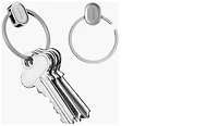 Orbitkey ring v2, Accessories series Silver