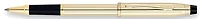 Cross Roller ball, Century II serie 10kt gold
