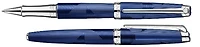 Stylo bille roulante Caran d'Ache, série Léman Bleu Marin