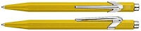 Stylo bille Caran d'Ache, série 849 Colormat-X Jaune   