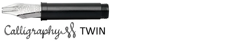 Pointe de plume Kaweco, série Pièces Acier (060) Calligraphie (Twin)