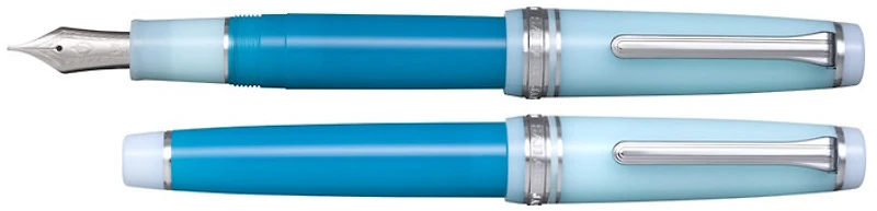 Sailor Fountain pen, Professional Gear Cocktail (Tequila Based) Limited Edition series Blue Margarita (Standard - 21kt nib)