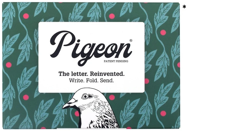 Pigeon Writing paper/Envelope, Correspondence series Seedlings (Pack of 6)