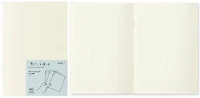Paquet de 3 Carnets de notes (A5) Midori, série MD Paper Light Crème (Quadrillé, 148mm x 210mm)