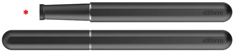 Stylo plume Stilform, série INK Fountain Pen Noir (Aluminium) - Pointe vendue séparément