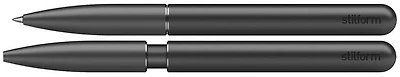 Stylo bille Stilform, série Ballpoint Pen Noir (Aluminium)