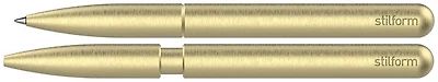 Stilform Ballpoint pen, Ballpoint Pen series Brushed brass (Brass)