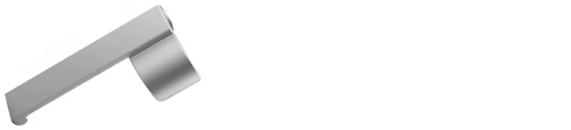 Agrafe pour stylo encre gel Stilform, série Accessoires Argent