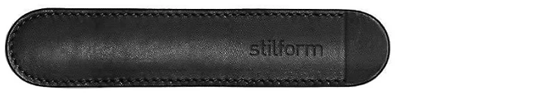 Stilform Pen pouch, Accessories series Black leather (Single)