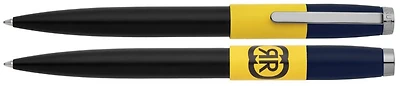 Cerruti 1881 Ballpoint pen, Brick series Black, yellow & navy