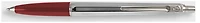 Stylo bille Ballograf, série Epoca Chrome - grip Bourgogne