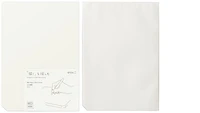 Bloc-notes (A5) Midori, série MD Cotton Paper Pad Blanc (Uni, 148mm x 210mm)