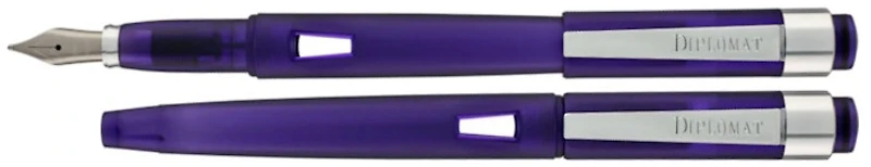 Diplomat Fountain pen, Magnum series Demo Purple (Translucent purple)