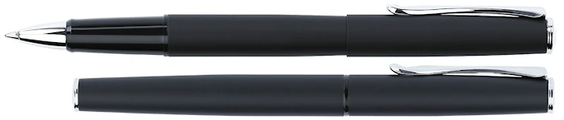 Stylo bille roulante Diplomat, série Esteem Noir mat CT (Lapis Black)