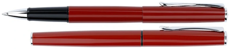 Stylo bille roulante Diplomat, série Esteem Rouge laqué CT