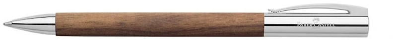 Stylo bille Faber-Castell Design, série Ambition Walnut Wood (Bois de noyer)