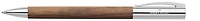 Stylo bille Faber-Castell Design, série Ambition Walnut Wood (Bois de noyer) 