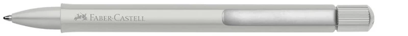 Stylo bille Faber-Castell Design, série Hexo Argent Mat