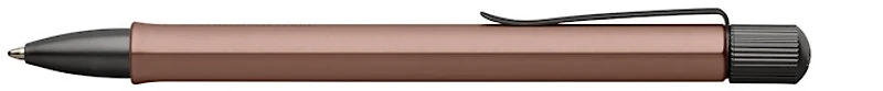 Stylo bille Faber-Castell Design, série Hexo Bronze BKT
