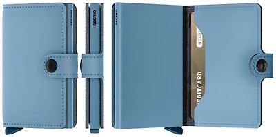 Porte-cartes Secrid, série Miniwallet Yard Poudre Bleu ciel 