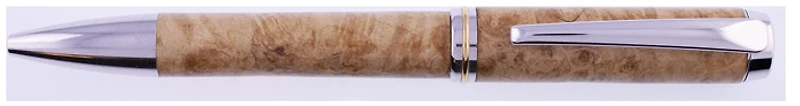 Ecowoodturner Ballpoint pen, Jr.Gentlemen's series Light brown (#1109)