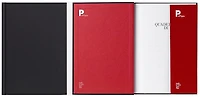 PdiPigna Notebook (A5), Nero Oriente series Black (Ruled, 148mm x 210mm)