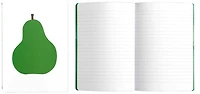 PdiPigna Notebook (A5), Enzo Mari series La Pera (Ruled, 148mm x 210mm)