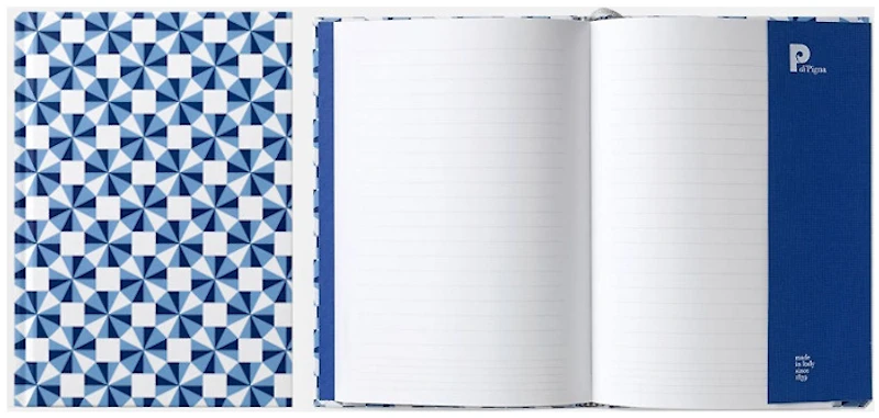 PdiPigna Notebook (A5), Gio Ponti series Tile (Ruled, 148mm x 210mm)