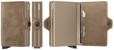 Porte-cartes Secrid, série Twinwallet Vintage Taupe