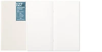 Traveler's Company Notebook refill, Notebook Refill series White (Plain, 110mm x 210mm)