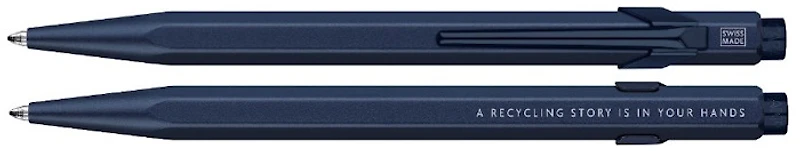 Stylo bille Caran d'Ache, série 849 Nespresso 6e Édition Bleu nuit