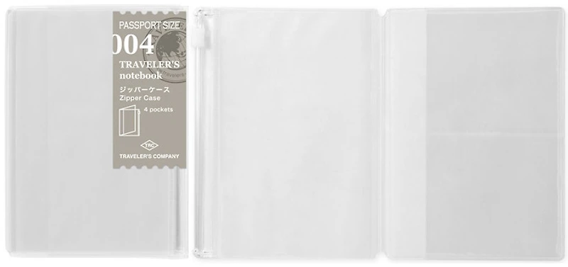 Étui Traveler's Company, série Notebook Passport Size Refill Transparent 