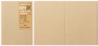 Recharge de carnet Traveler's Company, série Notebook Passport Size Refill Brun pâle (Uni, 89mm x 124mm)