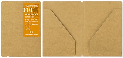 Traveler's Company Folder, Notebook Passport Size Refill series Light brown  
