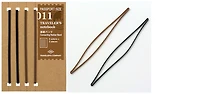 Traveler's Company Elastics, Notebook Passport Size Refill series (Pack of 4)