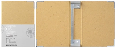 Classeur Traveler's Company, série Rangement (pour recharge de carnet format passeport)