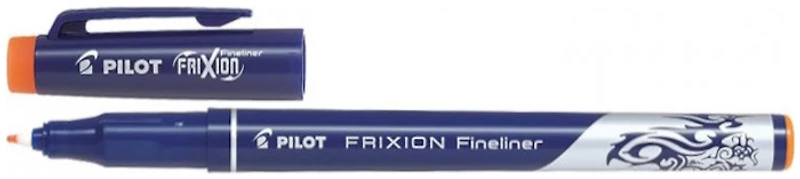Pilot Felt pen, Frixion Fineliner series Orange ink