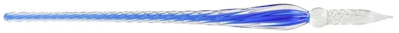 Plume de verre Herbin, série Verre Bleu Nuit (Torsadée - 19 cm)