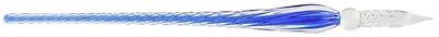 Herbin Glass pen, Glass series Midnight Blue (Twisted - 19 cm)