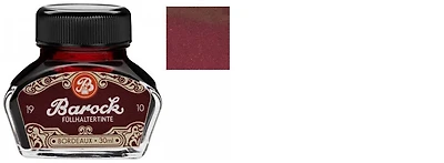 Bouteille d'encre Octopus Fluids, série Barock 1910 Encre Bordeaux (30ml)